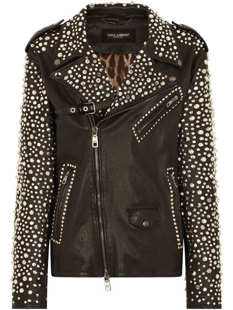 dolce gabbana leopard jacket|farfetch dolce & gabbana leather jacket.